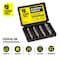 Segomo Tools 4 Piece HSS 4341 Screw Extractor Set w/Hardness 63-65 M08023 - alternate 7